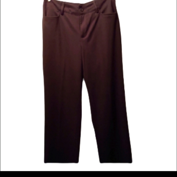 Riders by Lee Brown Straight Leg Knit Pants Sz 8M - Picture 6 of 8